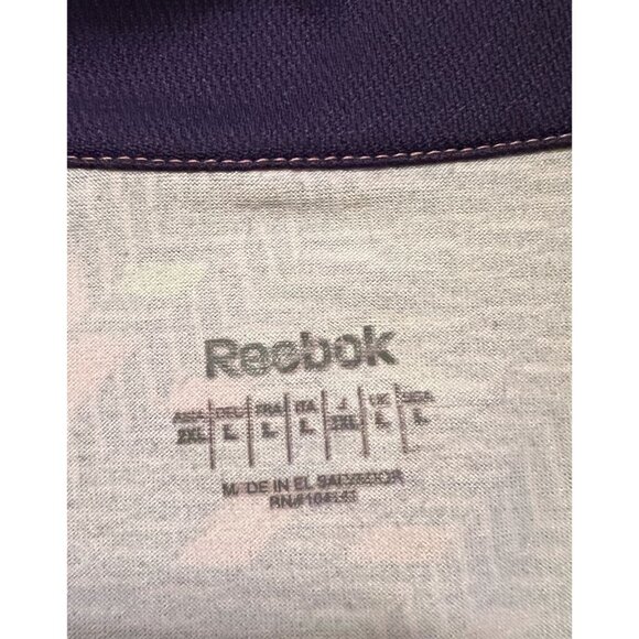 Reebok women's multicolor pullover size Large, zip neck, long sleeve - Picture 9 of 10